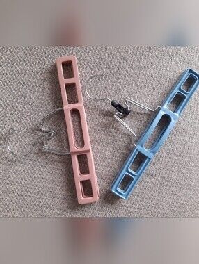 *3 for $20* Set of 50s Pink and Blue Pants/Scarf Hangers